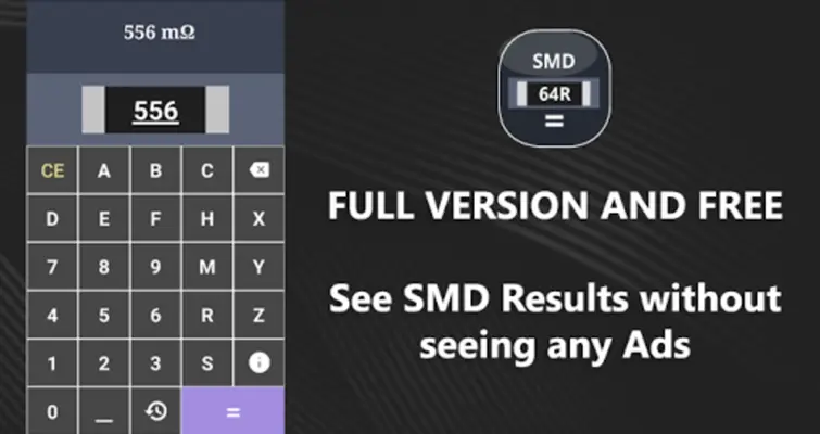 RESISTOR SMD CODE android App screenshot 0