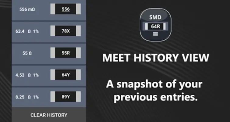 RESISTOR SMD CODE android App screenshot 2